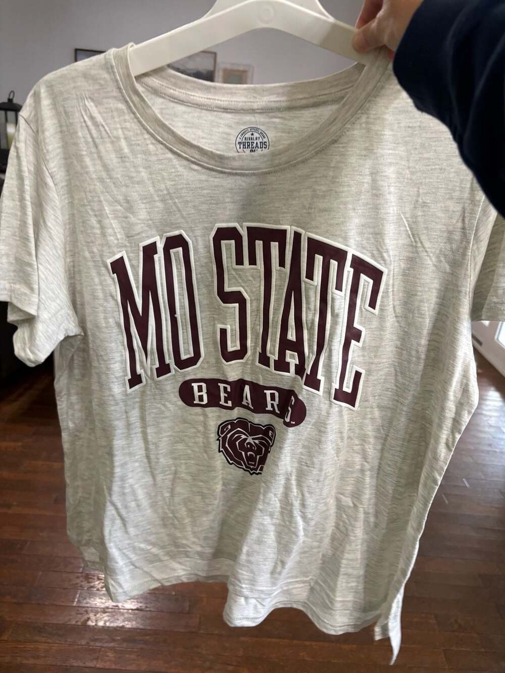 Rivalry Threads Missouri State University MO State Bears Heather Gray T-Shirt